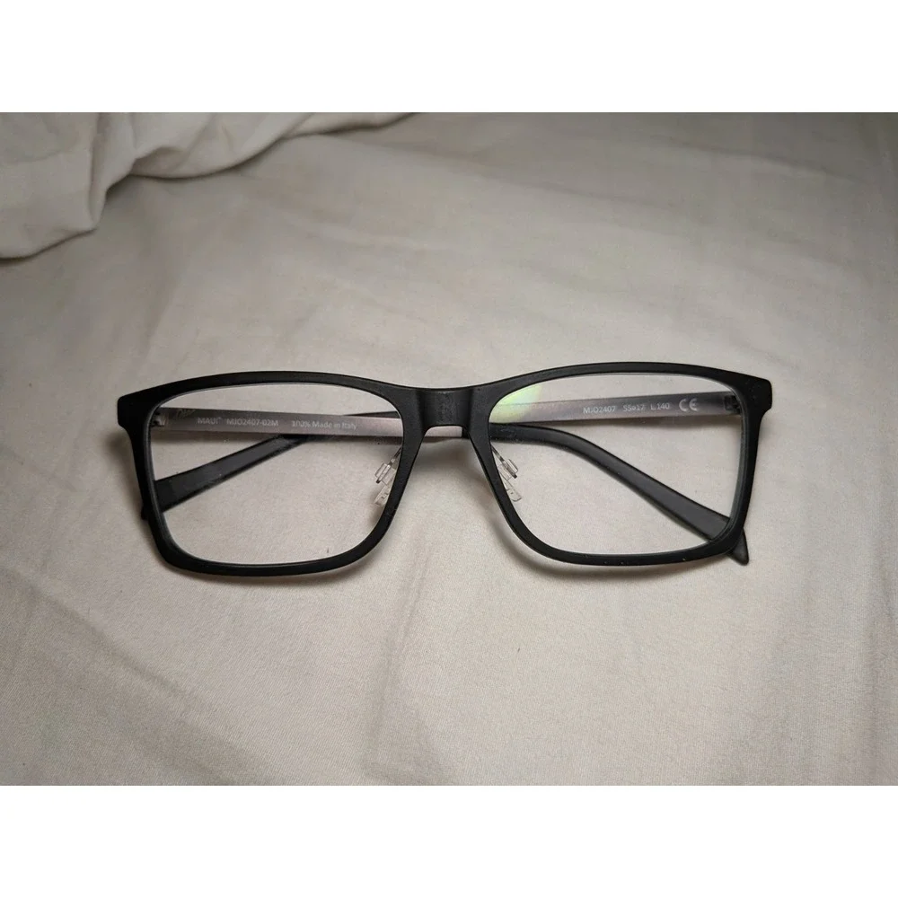 Maui Jim Eyeglasses MJO2407-02M Black/ Gunmetal Italy 55[]17 140